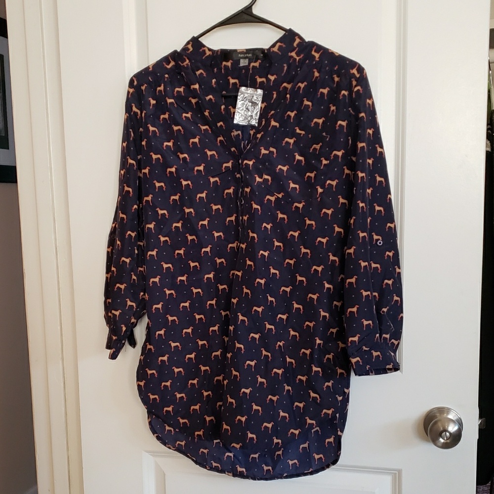 Silky greyhound dress shirt